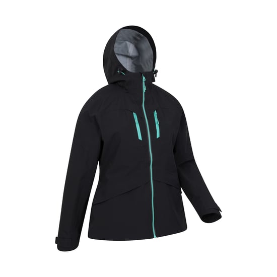 Mountain Warehouse Womens/Ladies Rhine Extreme 3 Layer Waterproof Jacket (Black) - Image 4