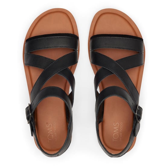TOMS Sloane 100% Cow Women's Black Sandals - Image 4