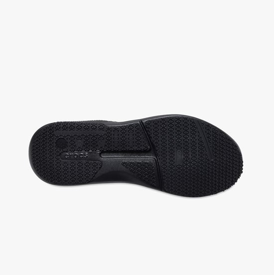 ON THE CLOCK Mens Work Trainers Triple Black - Image 3