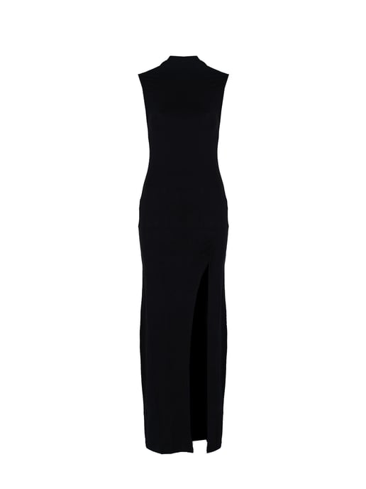 La Haine Inside Us Vestido Long Dress de mujer negro - Image 1