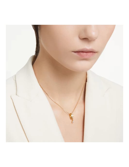 Swarovski 'Dextera' Women's Gold Plated Metal Necklace - Gold 5663333 - Image 5