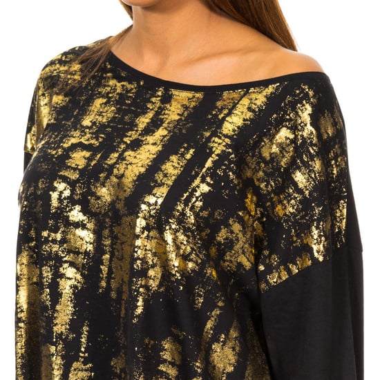 Women's boat neck long sleeve t-shirt 10DML0437