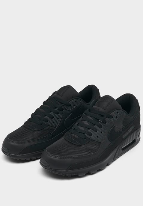 Zapatillas Casual Nike Air Max 90 Negro/Negro, Hombre - Image 4