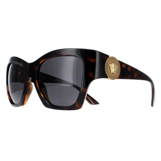 Versace Butterfly Womens Dark Havana Dark Grey VE4452
