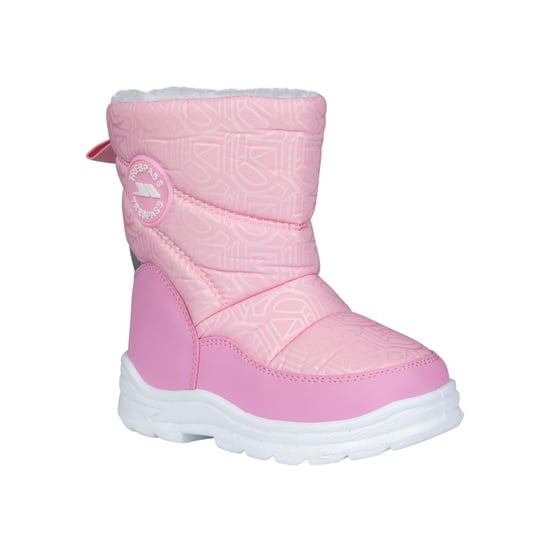 Trespass Childrens/Kids Snowflake Snow Boots (Pink) - Image 1