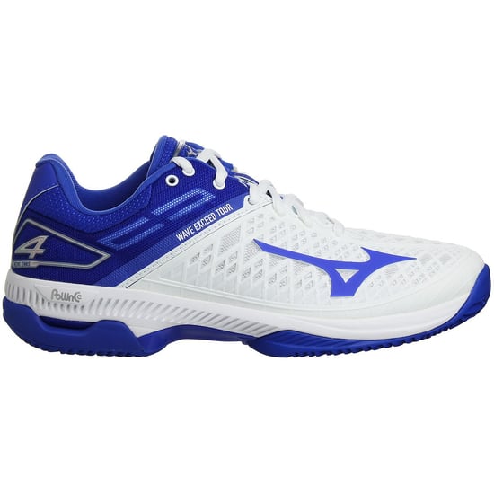 Zapatillas Tenis Mizuno Wave Exceed Tour 4 CC Mujer Blancas - Image 2