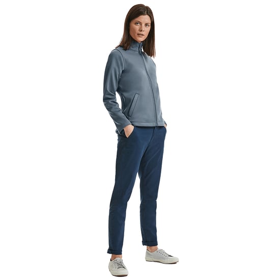Russell Ladies/Womens Smart Softshell Jacket (Convoy Grey) - Image 3