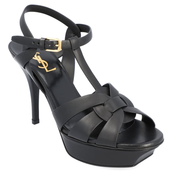 Saint Laurent Tribute Platform Sandals Black - Image 5