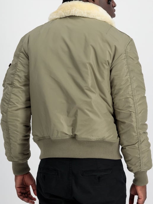 Chaqueta de vuelo Injector III para hombre de Alpha Industries en verde - Image 2