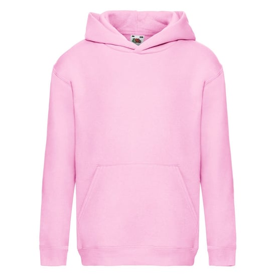 Fruit of the Loom Childrens/Kids Premium Hooded Sweatshirt (Light Pink) - Image 1