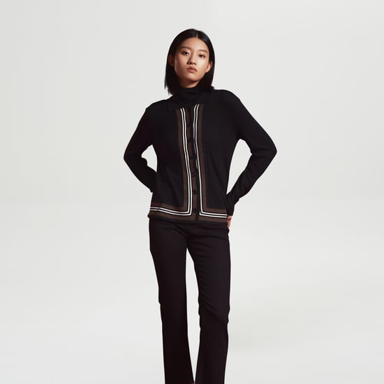 Cardigan with contrasting edges - Image 4