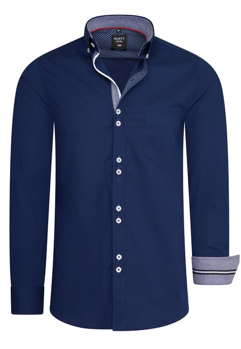 Rusty Neal Overhemd Regular Fit Azul - Image 1