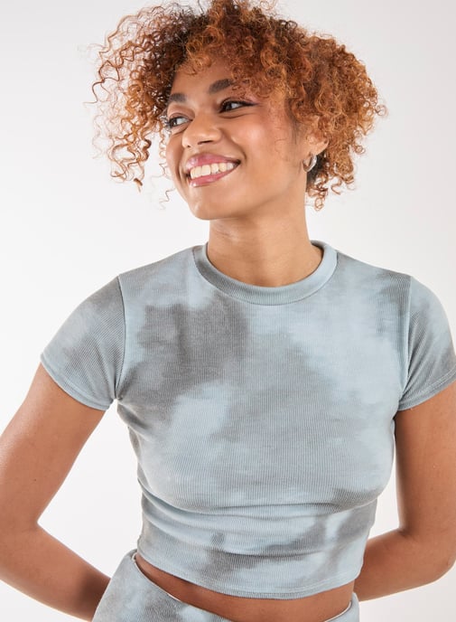 Tie Dye Rib Tee