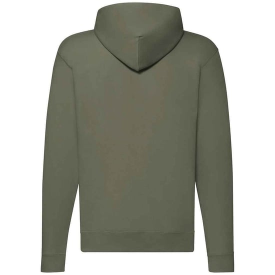 Fruit of the Loom Mens Classic Zipped Hoodie (Classic Olive) - Image 2