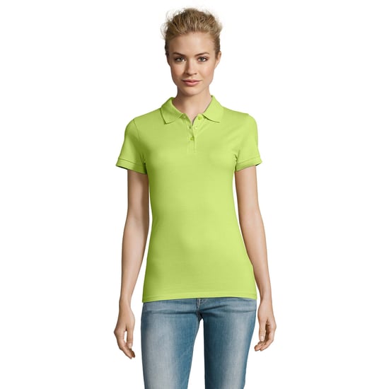 SOLS Womens/Ladies Perfect Polo Shirt (Apple Green) - Image 1