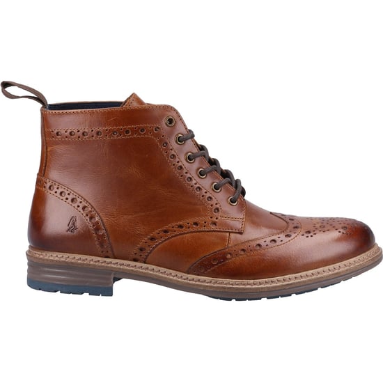 Hush Puppies Joshua Leather Men's Tan Boots - Image 4