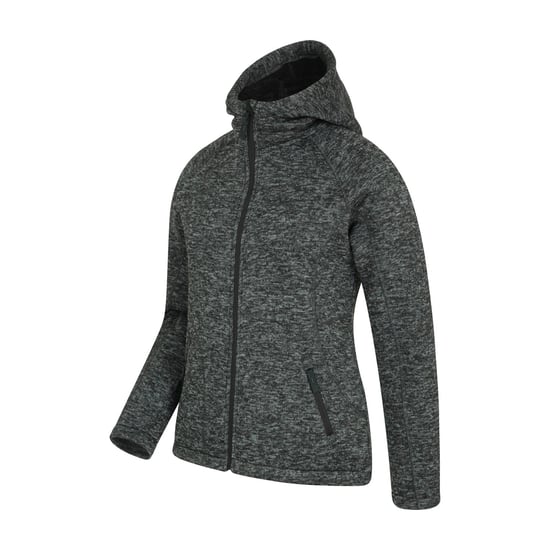 Mountain Warehouse Womens/Ladies Nevis Faux Fur Lined Full Zip Hoodie (Black) - Image 4