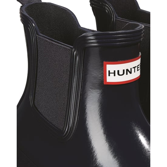 Hunter Original Chelsea Gloss Rubber Women's Navy Wellington Boots - Image 4