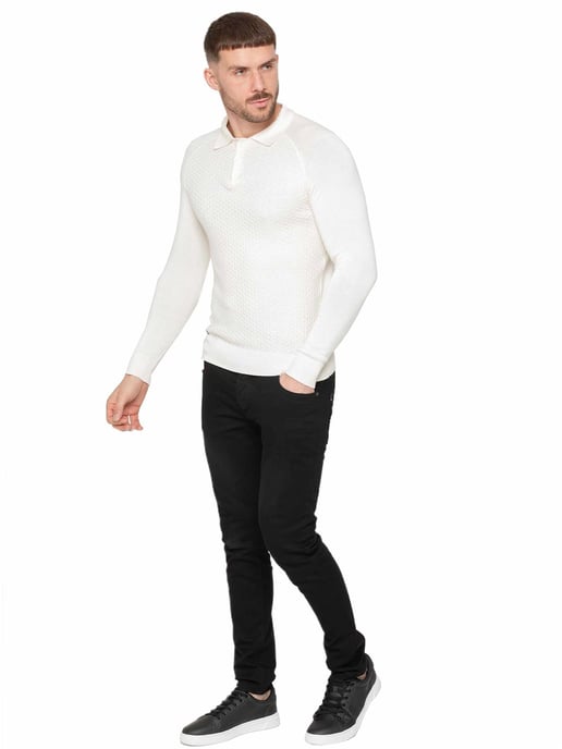 Enzo Milano | Jersey de punto gofre para hombre - Image 4