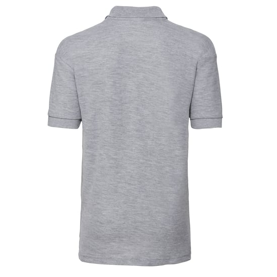 Russell Childrens/Kids Classic Polycotton Polo Shirt (Light Oxford) - Image 2