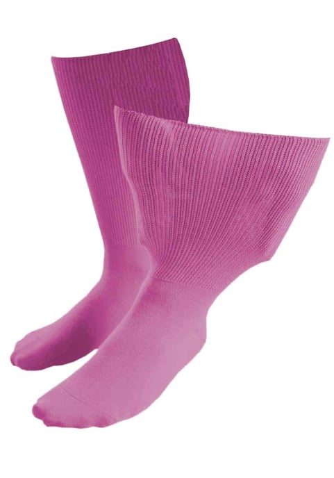 Calcetines para hombres y mujeres con edema, de algodón extra ancho y suave, para pies hinchados - Image 1