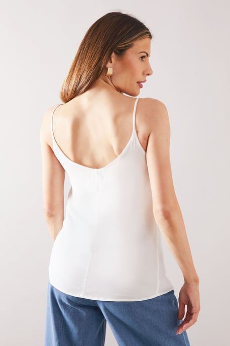 Lace Trim Viscose Cami