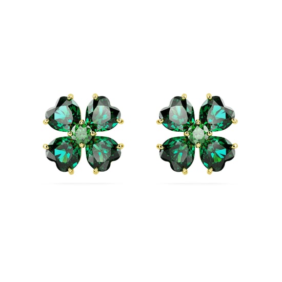 Swarovski 'Idyllia' Women's Gold Plated Metal Stud Earrings - Gold 5666236 - Image 1