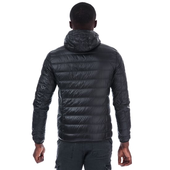 Men's Emporio Armani EA7 down jacket in black - Image 2