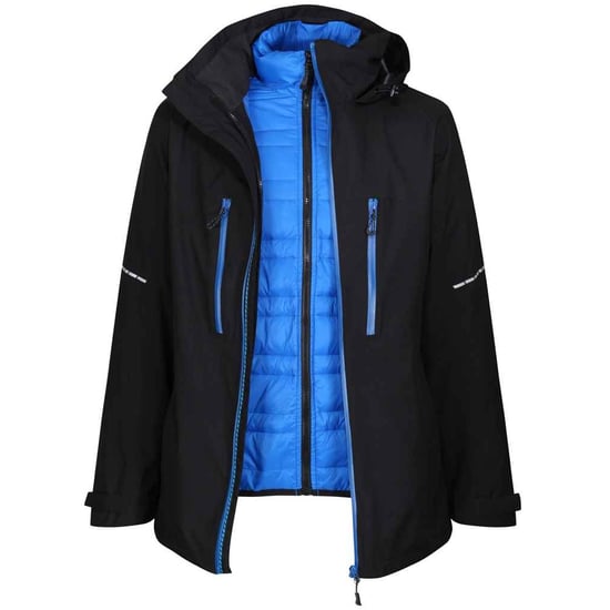Regatta Mens X-Pro Evader III Padded Jacket (Black/Oxford Blue)