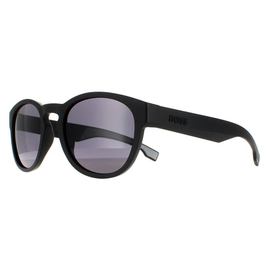 Hugo Boss Round Mens Matte Black Grey Grey BOSS 1452/S