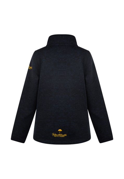 Schmuddelwedda Knitted fleece jacket marine melange - Image 4