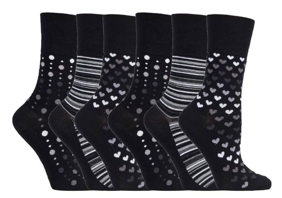 Tienda de Calcetines Gentle Grip - 6 Pares de Calcetines de Bambú No Elásticos para Mujer - SOLRM32 - Image 1