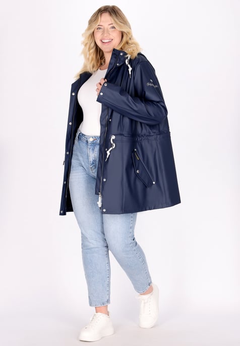 Schmuddelwedda raincoat women marine - Image 2
