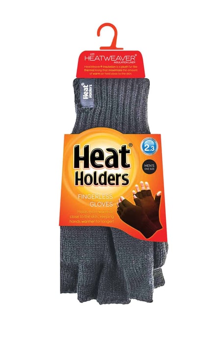 Hombres de invierno cálido 3.2 TOG forro polar aislado Guantes sin dedos - Image 2