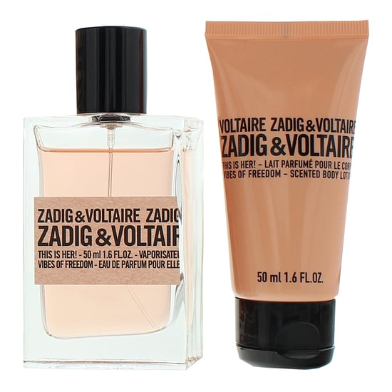 Zadig & Voltaire This Is Her! Vibes Of Freedom Eau de Parfum 50ml + Body Lotion 50ml Gift Set