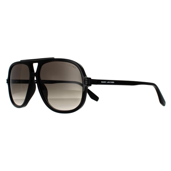 Marc Jacobs Aviator Mens Black Brown Gradient Sunglasses