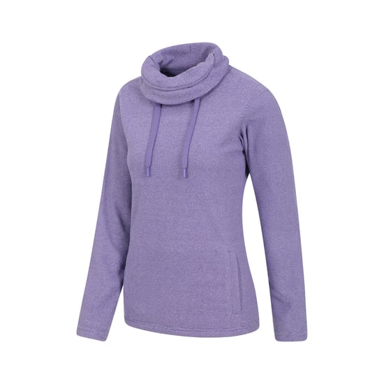 Mountain Warehouse Womens/Ladies Hebridean Cowl Neck Fleece Top (Grape) - Image 3