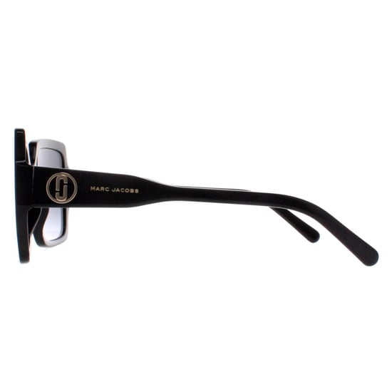 Marc Jacobs Cat Eye Womens Shiny Black Dark Grey Gradient MARC 731/S