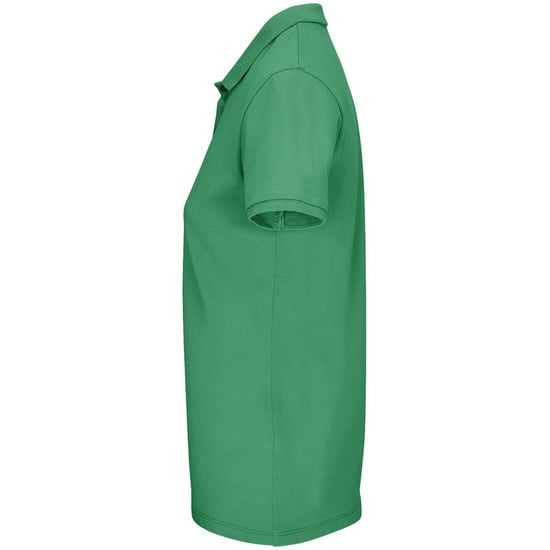 SOLS Womens/Ladies Planet Piqué Organic Polo Shirt (Spring Green) - Image 3