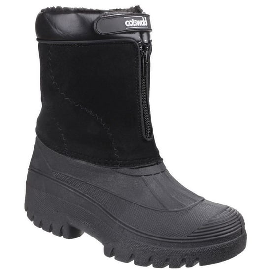 Cotswold Venture Waterproof Ladies Boot / Ladies Boots / Textile/Weather Wellingtons (Black) - Image 1