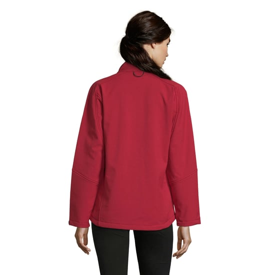 SOLS Womens/Ladies Roxy Soft Shell Jacket (Breathable, Windproof And Water Resistant) (Red) - Image 2
