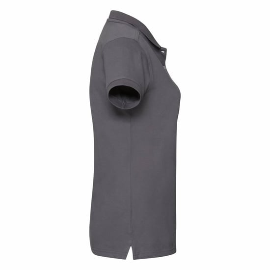Russell Womens/Ladies Stretch Short Sleeve Polo Shirt (Convoy Grey) - Image 5