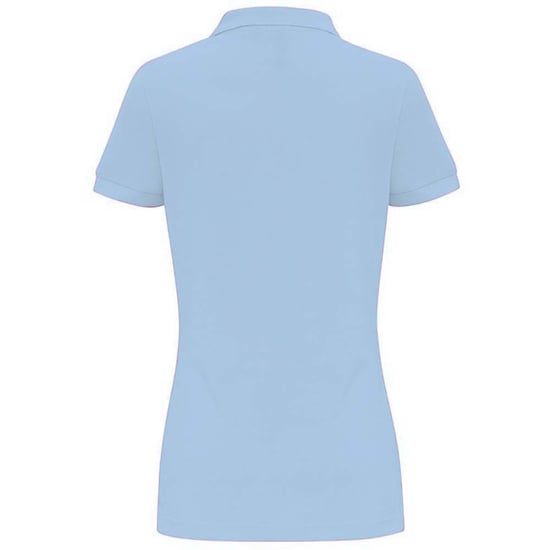 Asquith & Fox Womens/Ladies Plain Short Sleeve Polo Shirt (Sky) - Image 2