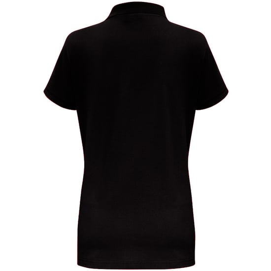 Asquith & Fox Womens/Ladies Short Sleeve Contrast Polo Shirt (Black/ White)