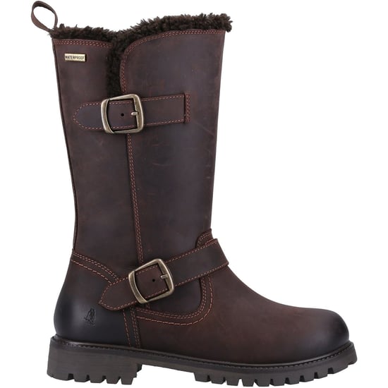 Hush Puppies Winnie Leather Women's Brown Boots - Image 5