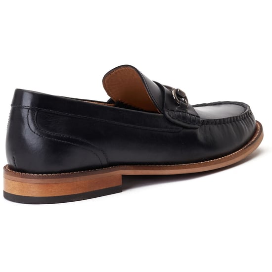 Base London Madison Leather Men's Black Loafers - Image 2