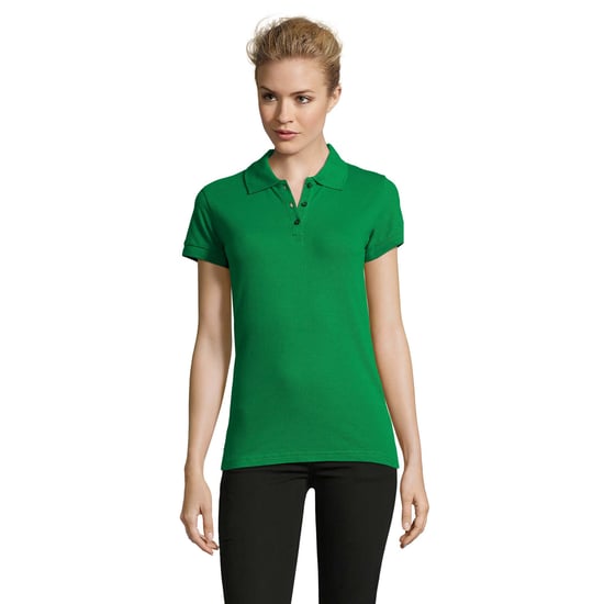 SOLS Womens/Ladies Perfect Polo Shirt (Kelly Green) - Image 1