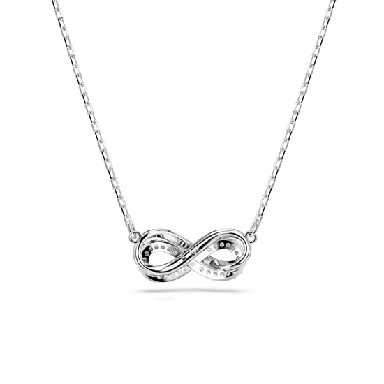 Swarovski 'Hyperbola' Women's Base Metal Necklace - Silver 5687265 - Image 4