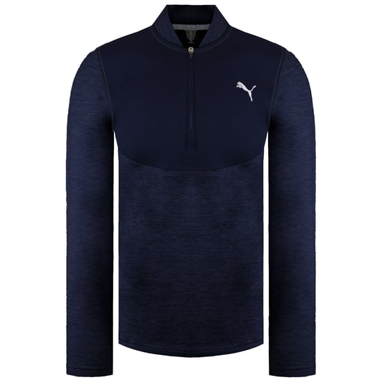 Puma x Cloudspun Mens Navy Golf Sweater - Image 1