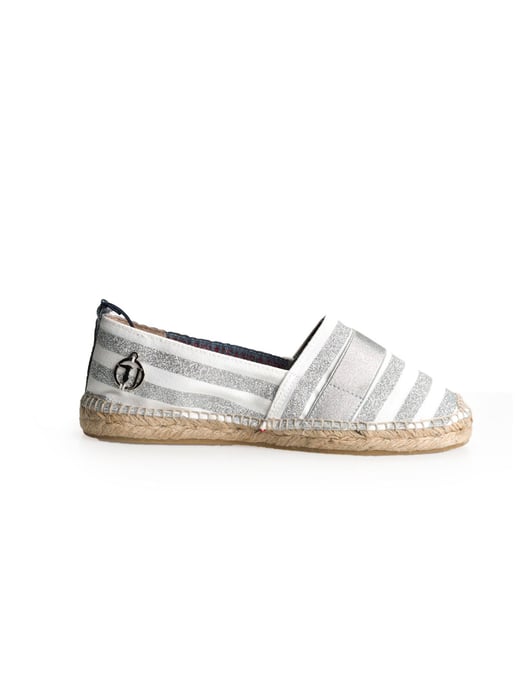 Trussardi Jeans Alpargatas Mujer Plata - Image 1